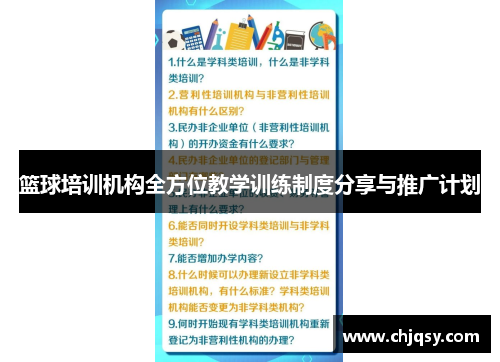 篮球培训机构全方位教学训练制度分享与推广计划 篮球培训机构全方位教学训练制度分享与推广计划